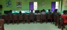 Students within  Computer Lab Room